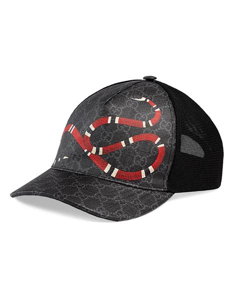 gucci hats black|black snake gucci hat.